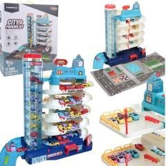 Parking pięciopiętrowy + 8 autek