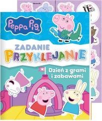 Świnka Peppa. Zadanie przyklejanie