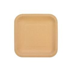 Talerze papierowe kraftowe 18cm 144szt