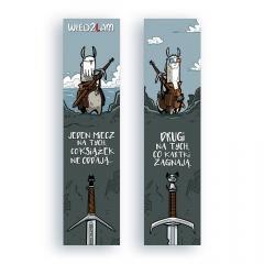 Zakładka kartonowa - Dwa miecze