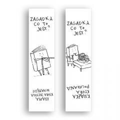 Zakładka kartonowa - Książka trzyma w napięciu