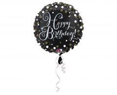 Balon foliowy Sparkling Happy Birthday 46cm