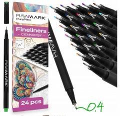 Cienkopisy 0.4mm 24 kolory