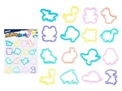 Foremki do wykrawania zwierzątka plastikowe 16szt