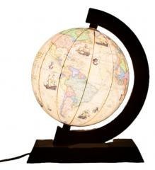 Globus trasami odkrywców podświetl. 25cm UA