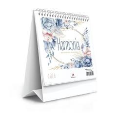 Kalendarz 2026 biurkowy stojący 15x17cm Harmonia