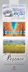 Kalendarz 2026 pocztówkowy 12,5x33cm Pejzaże...