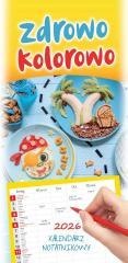 Kalendarz 2026 terminarz rodzinny Zdrowo kolorowo
