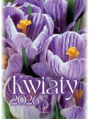 Kalendarz 2026 wieloplanszowy B4 Kwiaty