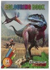 Kolorowanka Dinozaur A4/64K