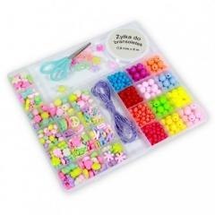 Koraliki kolorowe z akcesoriami 530el