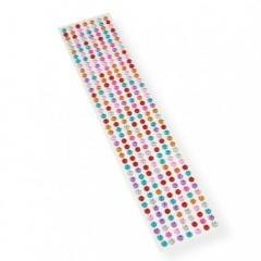 Kryształki samoprzylepne kolorowe 6mm