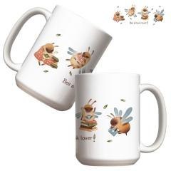 Kubek - Bee a book lover 440ml