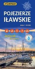 Mapa turystyczna - Pojezierze Iławskie laminowana