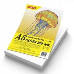 Papier kredowy powlekany A5 350 g/m gloss 100 ark