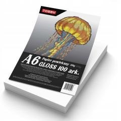 Papier powlekany kredowany A6 150g gloss 100 ark