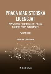 Praca magisterska. Licencjat w.13