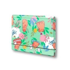 Teczka łamana A5 na gumkę Kapibara łąka PENMATE