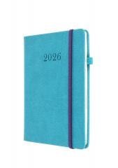 Terminarz 2026 tygod. 13x18,4cm Krokodylek MIX