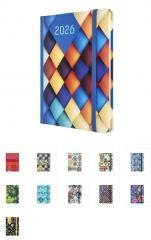 Terminarz 2026 tygod. 13x18,4cm z gumką MIX