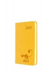 Terminarz 2026 tygod. 8x13cm Tafelek MIX