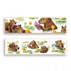 Zakładka kartonowa - Kapibary książkowe