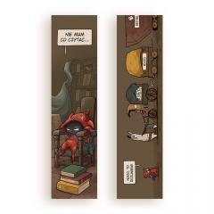 Zakładka kartonowa - Nie mam co czytać