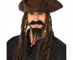 Zestaw wąsy i broda pirata