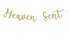 Baner Heaven Sent złoty 14,5x85cm