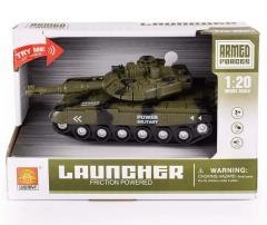 Czołg wóz militarny światło i dźwięk