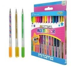 Długopisy żelowe 13 kolorów