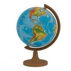 Globus fizyczny 32cm w.ukraińska