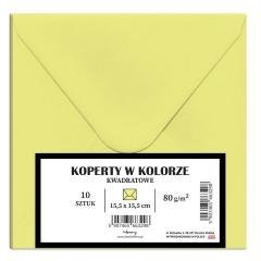 Koperty A5 blady żółty 10szt