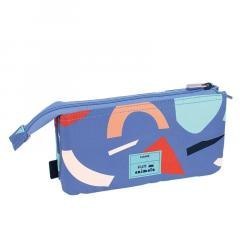 Piórnik 5 komorowy Fun Animals niebieski