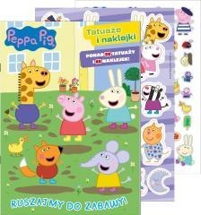 Świnka Peppa. Tatuaże i naklejki. Ruszajmy do...