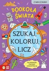 Szukaj, koloruj i licz. Dookoła świata