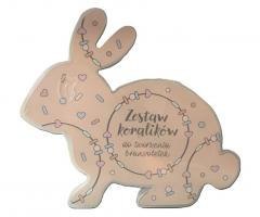 Zestaw koralików do tworzenia bransoletek Królik