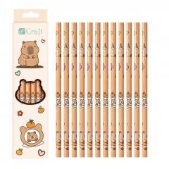 Zestaw ołówków HB Kapibara 12szt