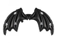 Balon foliowy Skrzydła Nietoperza 85x50cm czarne