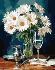 Malowanie po numerach - Stokrotki 40x50cm