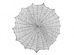 Obrus pajęczyna 124cm