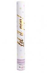 Armatka konfetti mix kolorów pastel papier okrągły