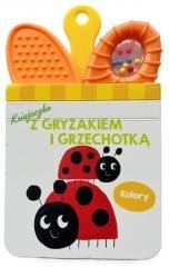 Książeczka z gryzakiem i grzechotką. Kolory