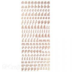 Naklejki alfabet 168szt