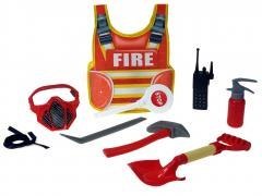 Zestaw strażaka z kamizelką