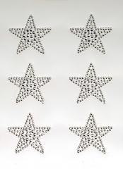 Dżety samoprzylepne gwiazdki 6szt