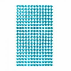 Kryształki samoprzylepne blue 6mm 260szt