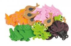 Naklejki z pianki zwierzęta 40szt