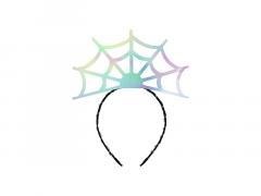 Opaska pajęczyna 21x23cm holograficzny