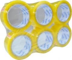 Taśma klejąca 48mmx91,4m przezroczysta 6szt